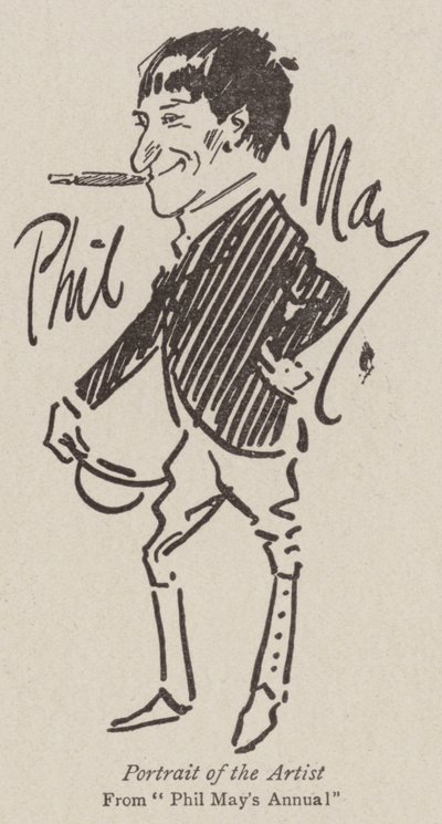 Retrato del artista de Phil May